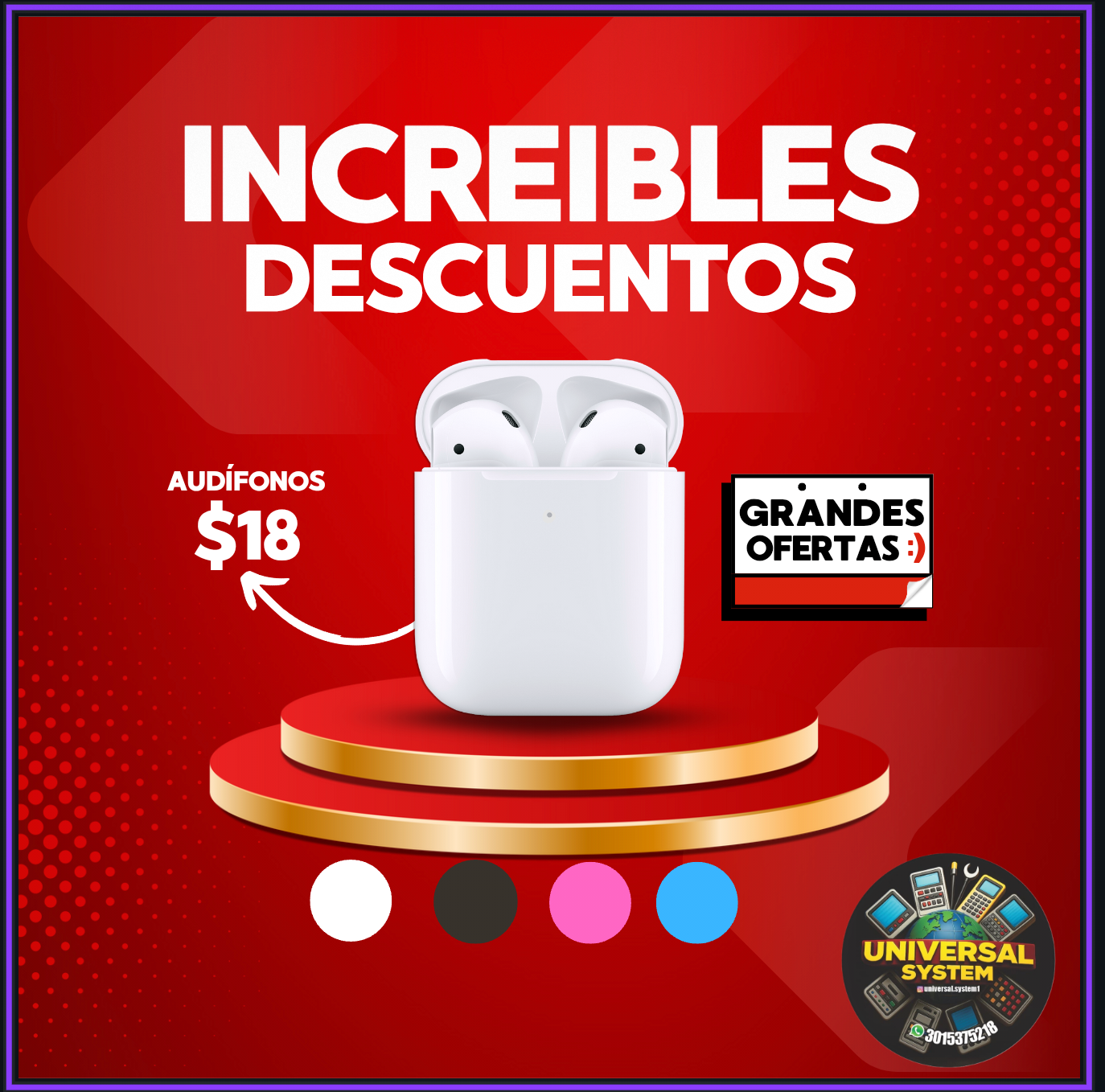 Audífonos i14 tws